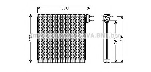 Imagine evaporator,aer conditionat AVA QUALITY COOLING TOV483