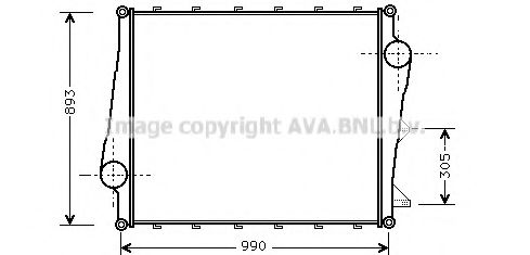 Imagine Intercooler, compresor AVA QUALITY COOLING VL4022