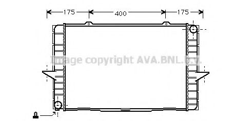 Imagine Radiator, racire motor AVA QUALITY COOLING VO2063