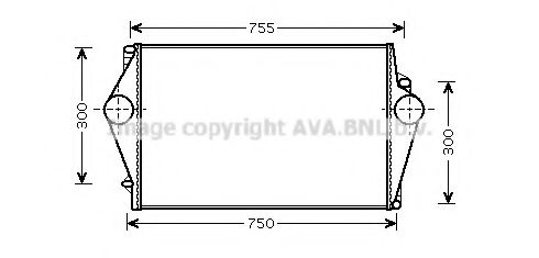 Imagine Intercooler, compresor AVA QUALITY COOLING VO4136