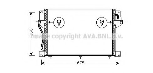 Imagine Condensator, climatizare AVA QUALITY COOLING VO5077