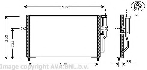 Imagine Condensator, climatizare AVA QUALITY COOLING VO5086