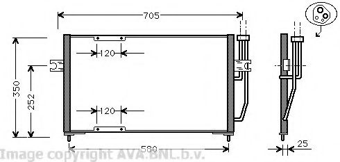 Imagine Condensator, climatizare AVA QUALITY COOLING VO5094