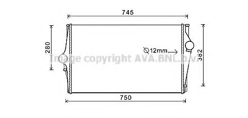 Imagine Intercooler, compresor AVA QUALITY COOLING VOA4151