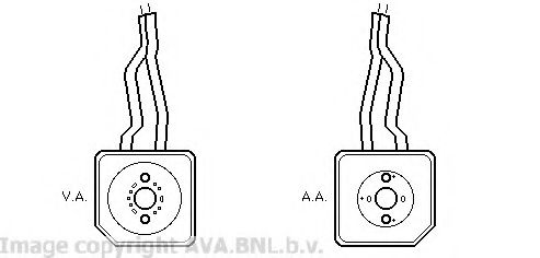 Imagine Radiator ulei, ulei motor AVA QUALITY COOLING VW3096