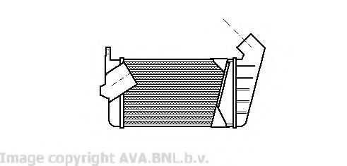 Imagine Intercooler, compresor AVA QUALITY COOLING VW4019