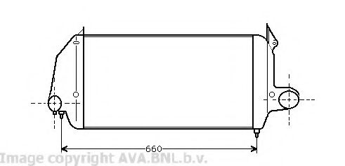 Imagine Intercooler, compresor AVA QUALITY COOLING VW4026