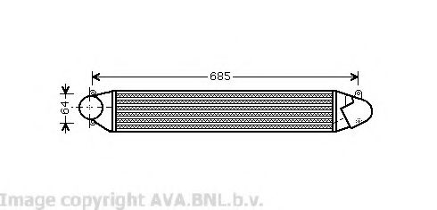 Imagine Intercooler, compresor AVA QUALITY COOLING VW4248