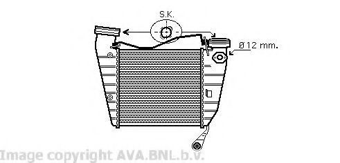 Imagine Intercooler, compresor AVA QUALITY COOLING VW4253