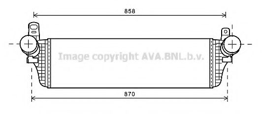 Imagine Intercooler, compresor AVA QUALITY COOLING VW4313