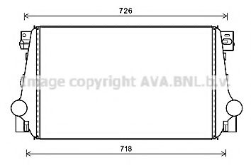 Imagine Intercooler, compresor AVA QUALITY COOLING VW4371