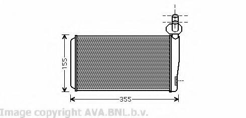 Imagine Schimbator caldura, incalzire habitaclu AVA QUALITY COOLING VW6259