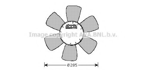 Imagine Ventilator, radiator AVA QUALITY COOLING VW7525