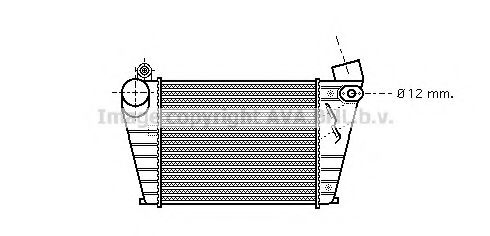 Imagine Intercooler, compresor AVA QUALITY COOLING VWA4200