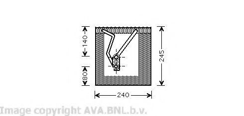 Imagine evaporator,aer conditionat AVA QUALITY COOLING VWV241