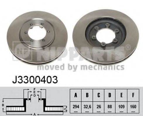 Imagine Disc frana NIPPARTS J3300403