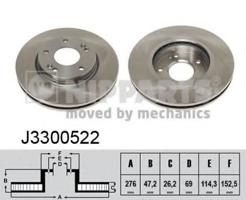 Imagine Disc frana NIPPARTS J3300522