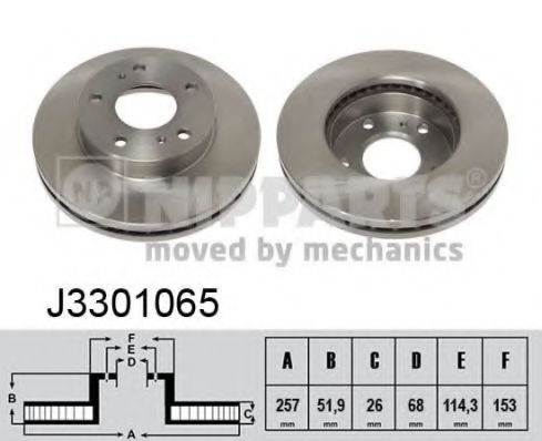 Imagine Disc frana NIPPARTS J3301065