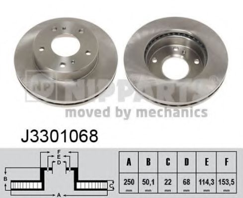 Imagine Disc frana NIPPARTS J3301068