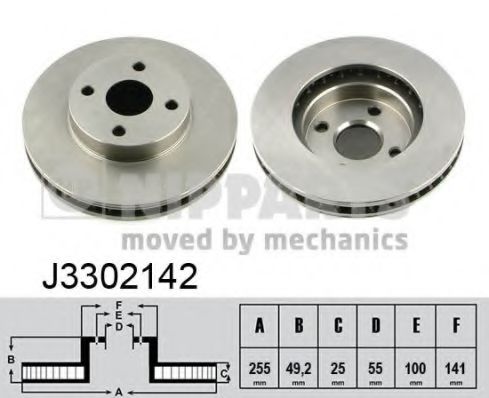 Imagine Disc frana NIPPARTS J3302142