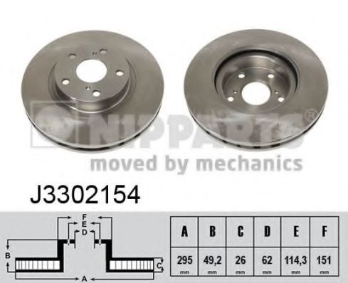 Imagine Disc frana NIPPARTS J3302154