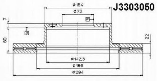 Imagine Disc frana NIPPARTS J3303050