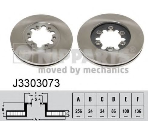 Imagine Disc frana NIPPARTS J3303073