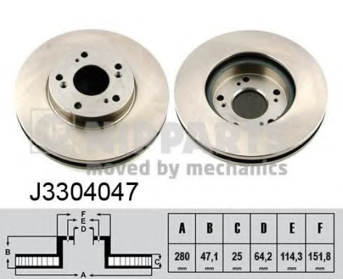 Imagine Disc frana NIPPARTS J3304047