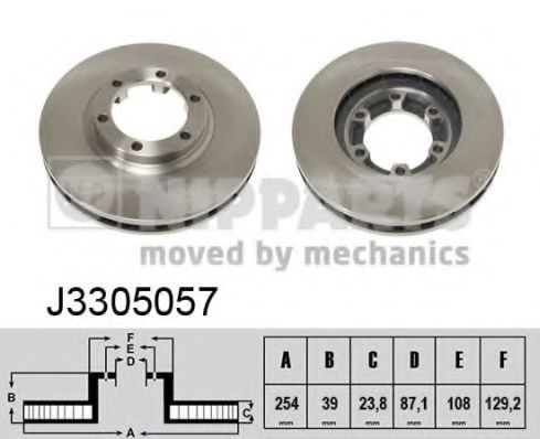 Imagine Disc frana NIPPARTS J3305057