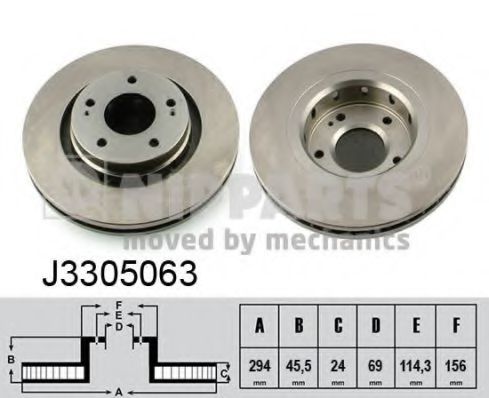 Imagine Disc frana NIPPARTS J3305063