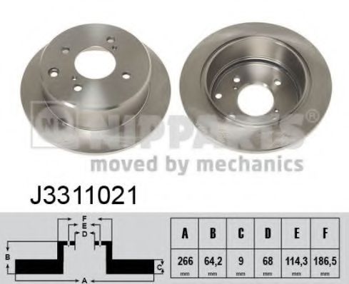 Imagine Disc frana NIPPARTS J3311021