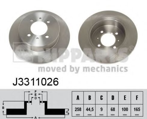 Imagine Disc frana NIPPARTS J3311026