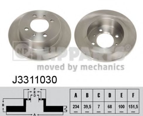 Imagine Disc frana NIPPARTS J3311030