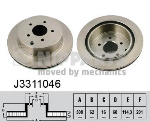 Imagine Disc frana NIPPARTS J3311046