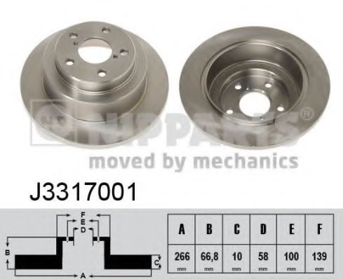 Imagine Disc frana NIPPARTS J3317001