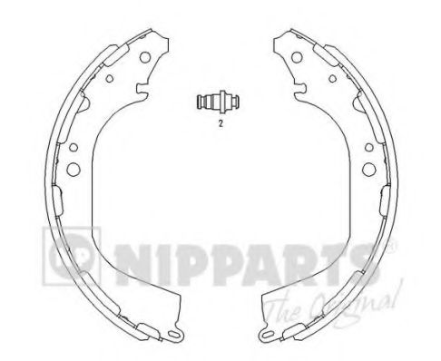 Imagine Set saboti frana NIPPARTS J3501045