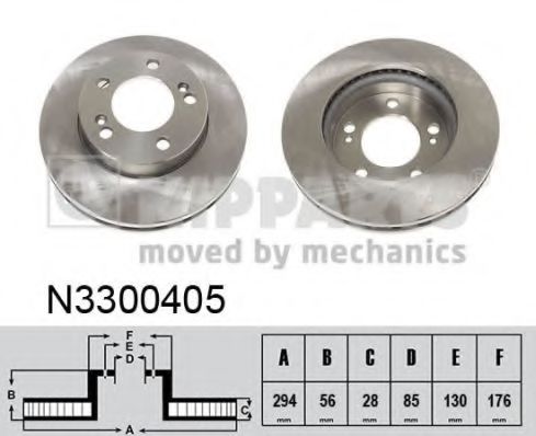 Imagine Disc frana NIPPARTS N3300405