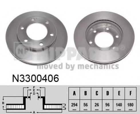 Imagine Disc frana NIPPARTS N3300406