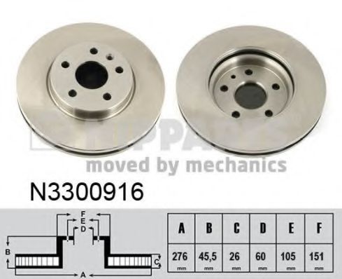 Imagine Disc frana NIPPARTS N3300916