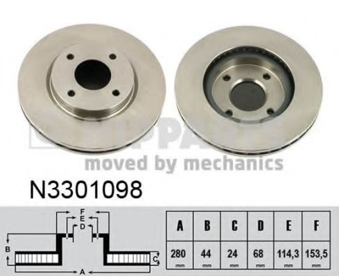 Imagine Disc frana NIPPARTS N3301098