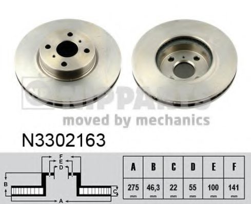 Imagine Disc frana NIPPARTS N3302163