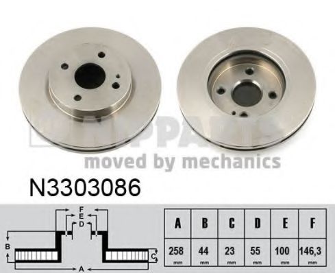 Imagine Disc frana NIPPARTS N3303086