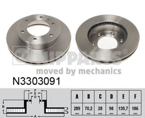 Imagine Disc frana NIPPARTS N3303091