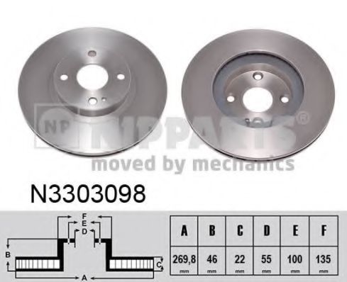 Imagine Disc frana NIPPARTS N3303098