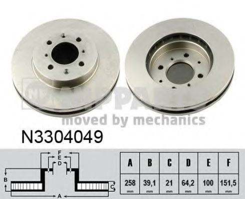 Imagine Disc frana NIPPARTS N3304049