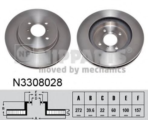 Imagine Disc frana NIPPARTS N3308028