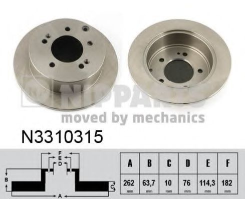 Imagine Disc frana NIPPARTS N3310315