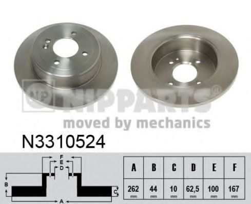 Imagine Disc frana NIPPARTS N3310524