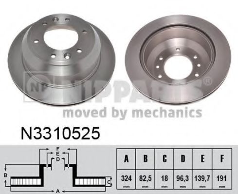 Imagine Disc frana NIPPARTS N3310525