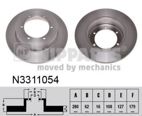 Imagine Disc frana NIPPARTS N3311054